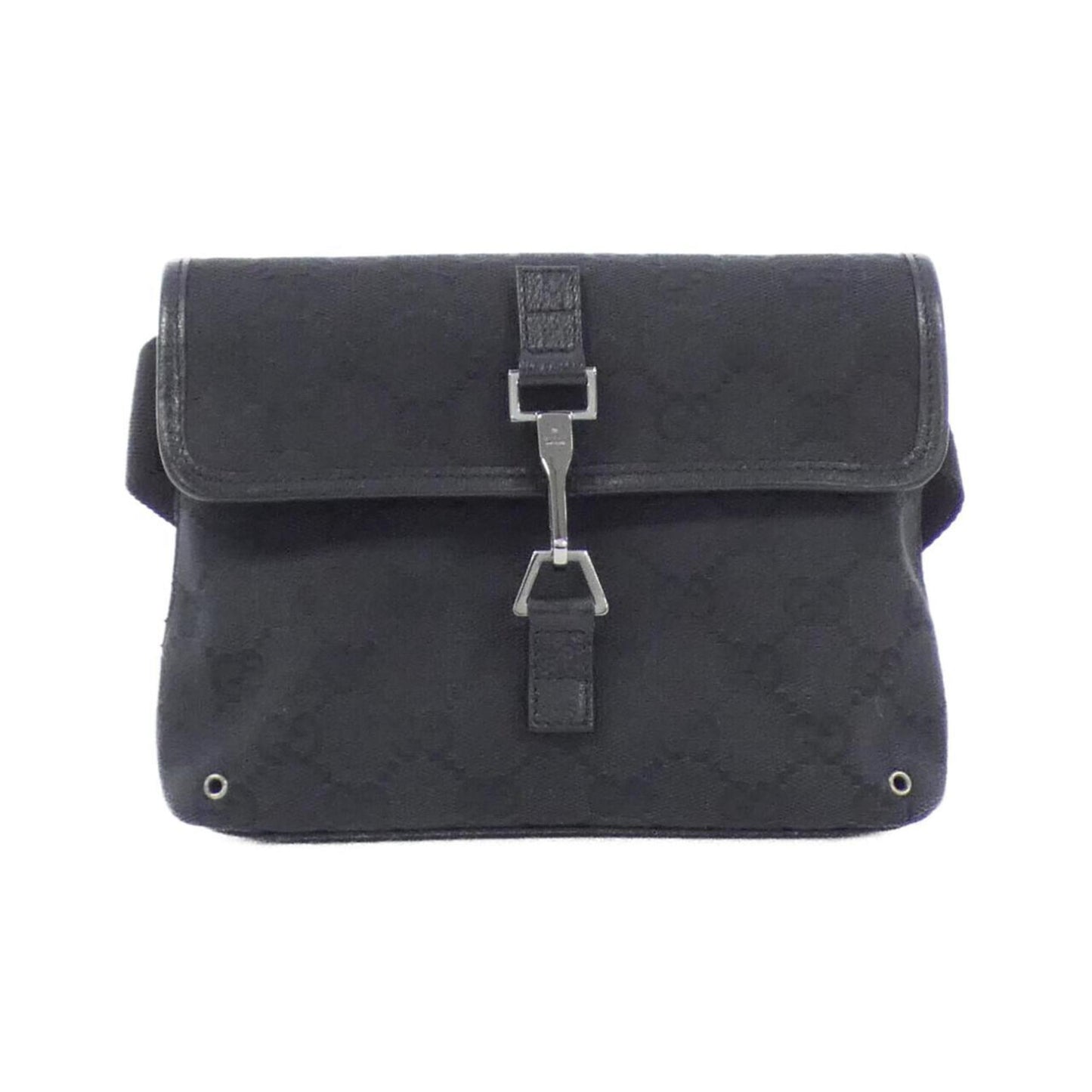Gucci Black Gg Canvas Fanny Pack ()