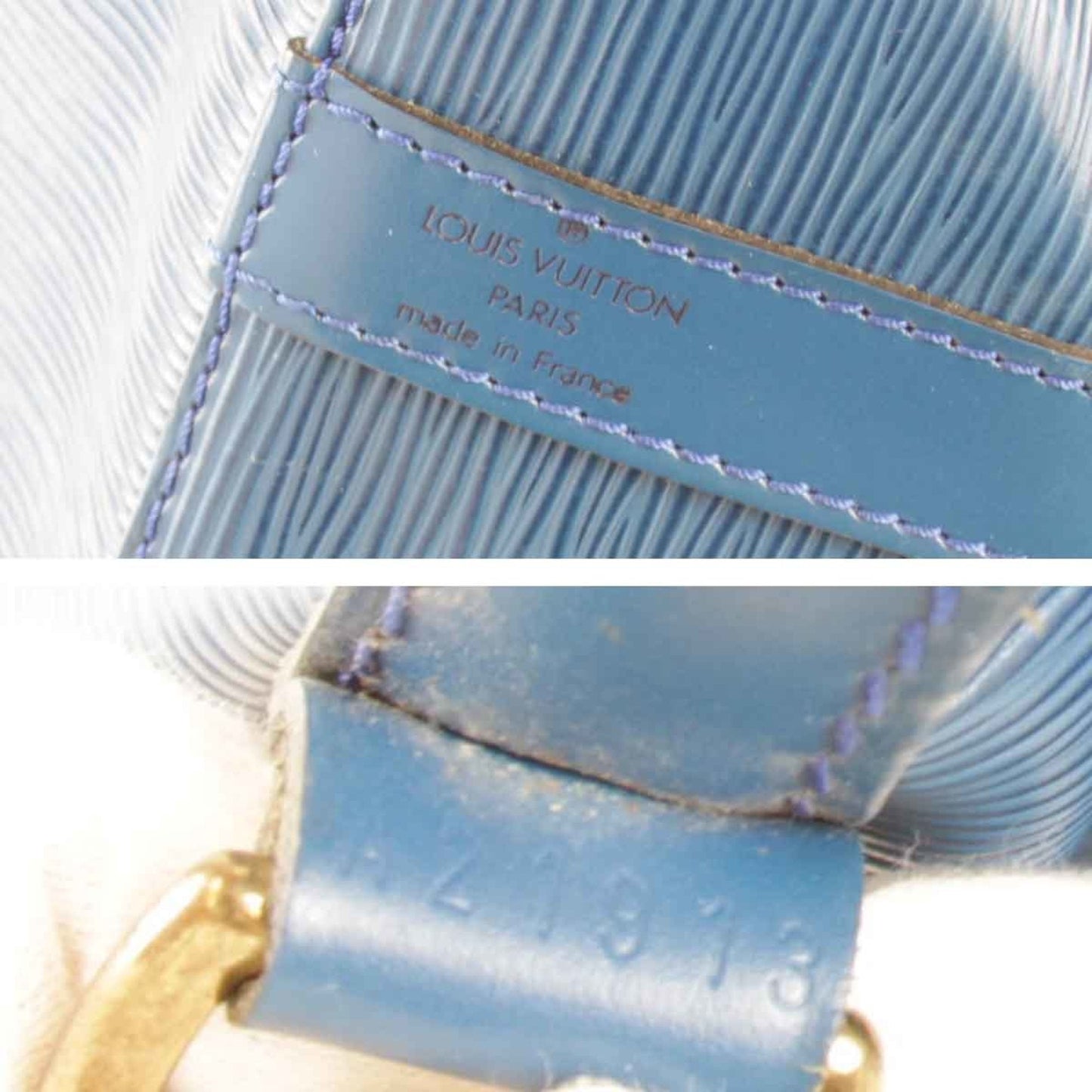 Louis Vuitton Blue Epi Leather Shoulder Bag