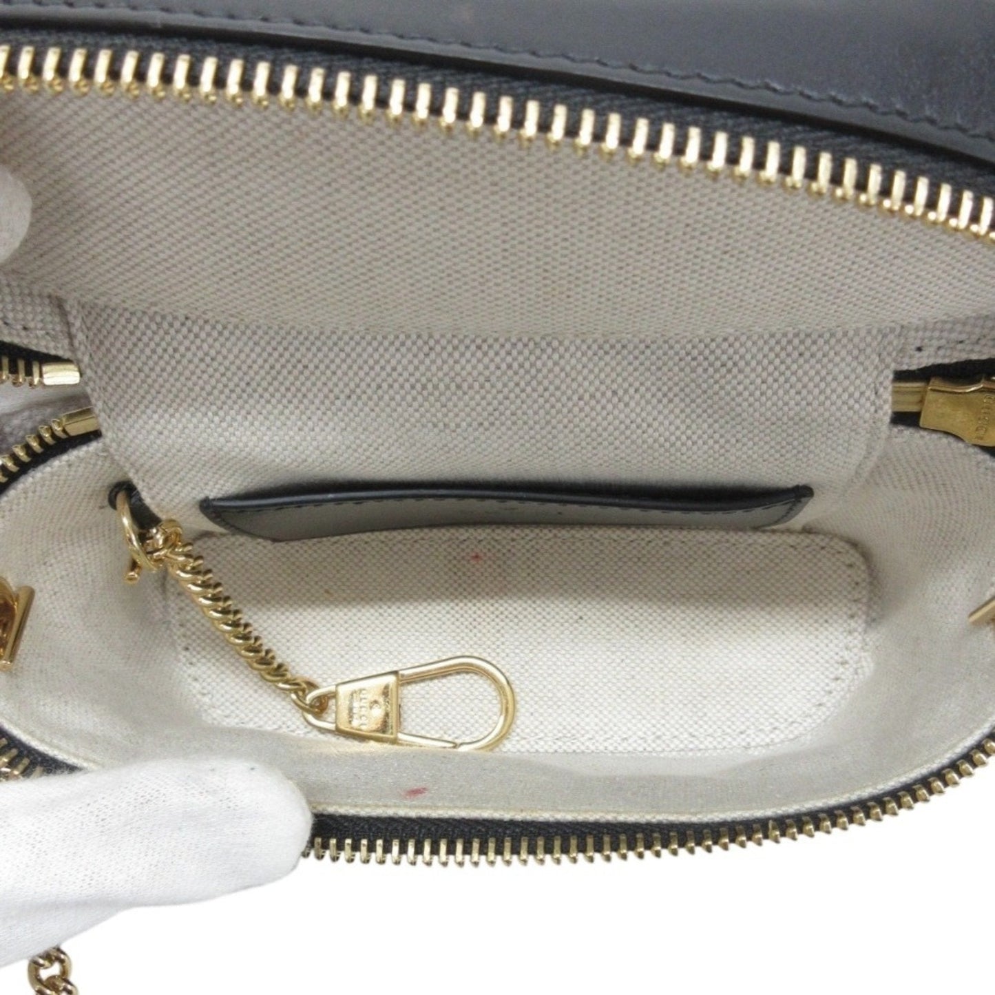 Gucci Black Gold Shoulder Bag