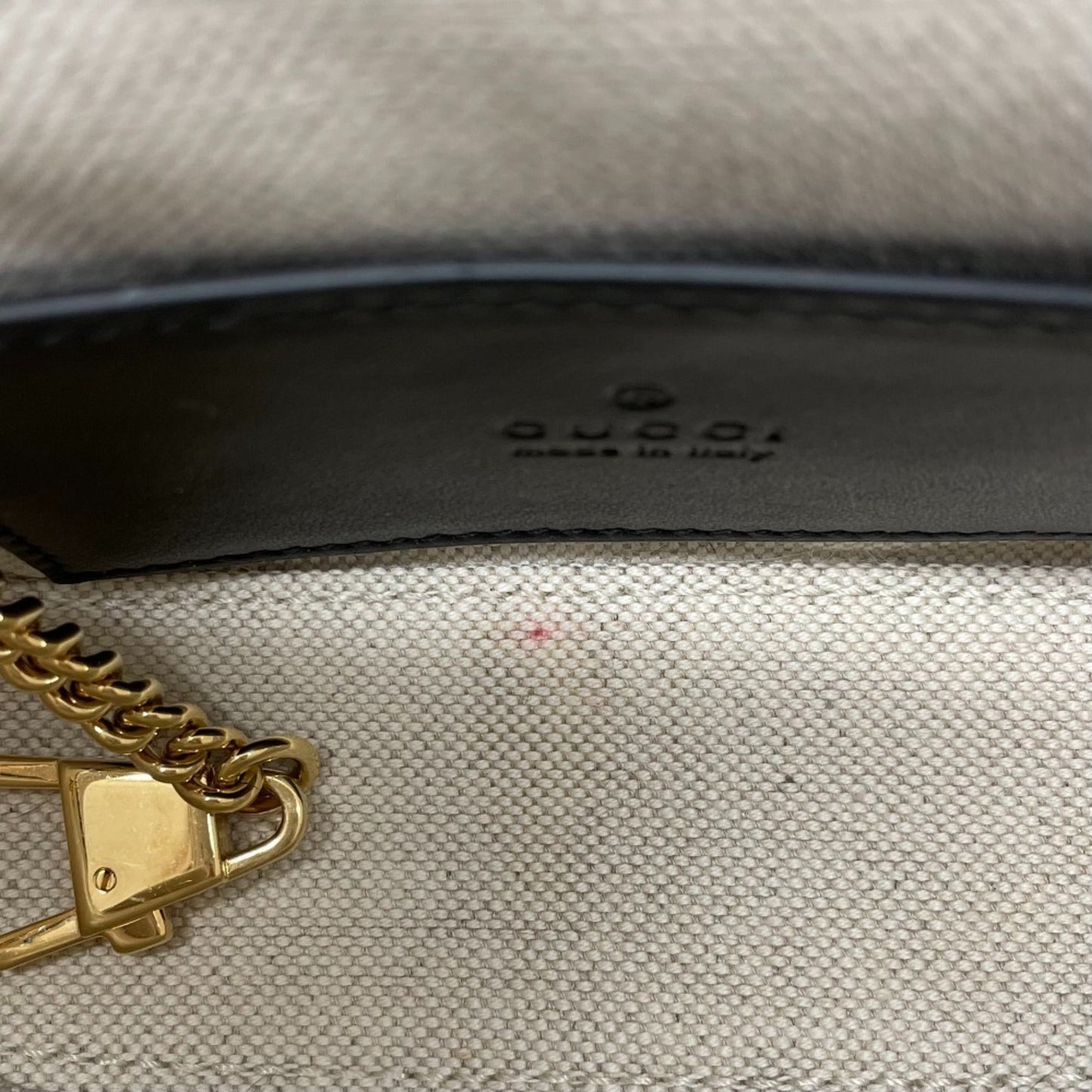 Gucci Black Gold Shoulder Bag