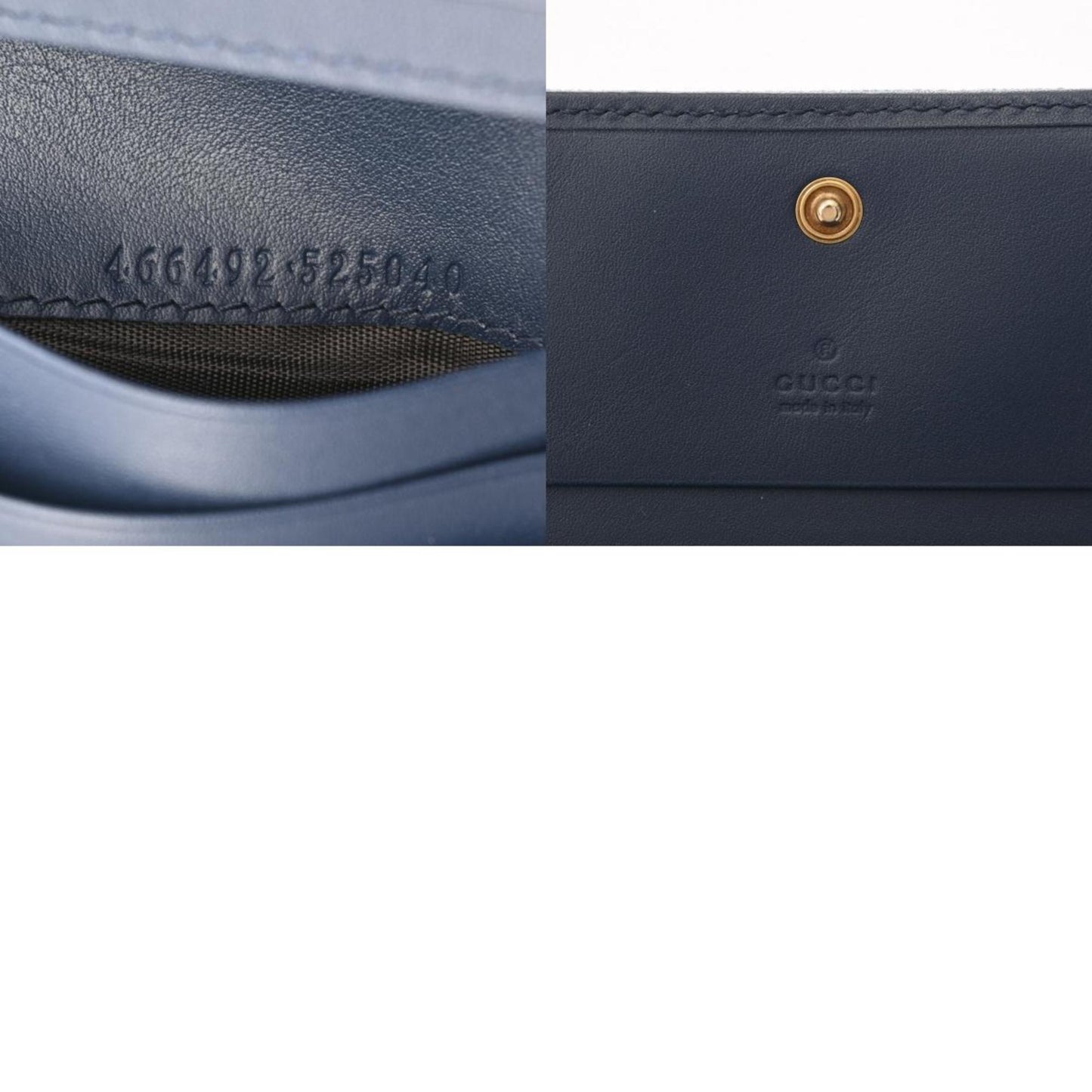 Gucci Blue Denim Wallet (Bi-Fold)