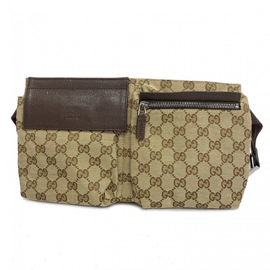 Gucci Brown Canvas Fanny Pack ()