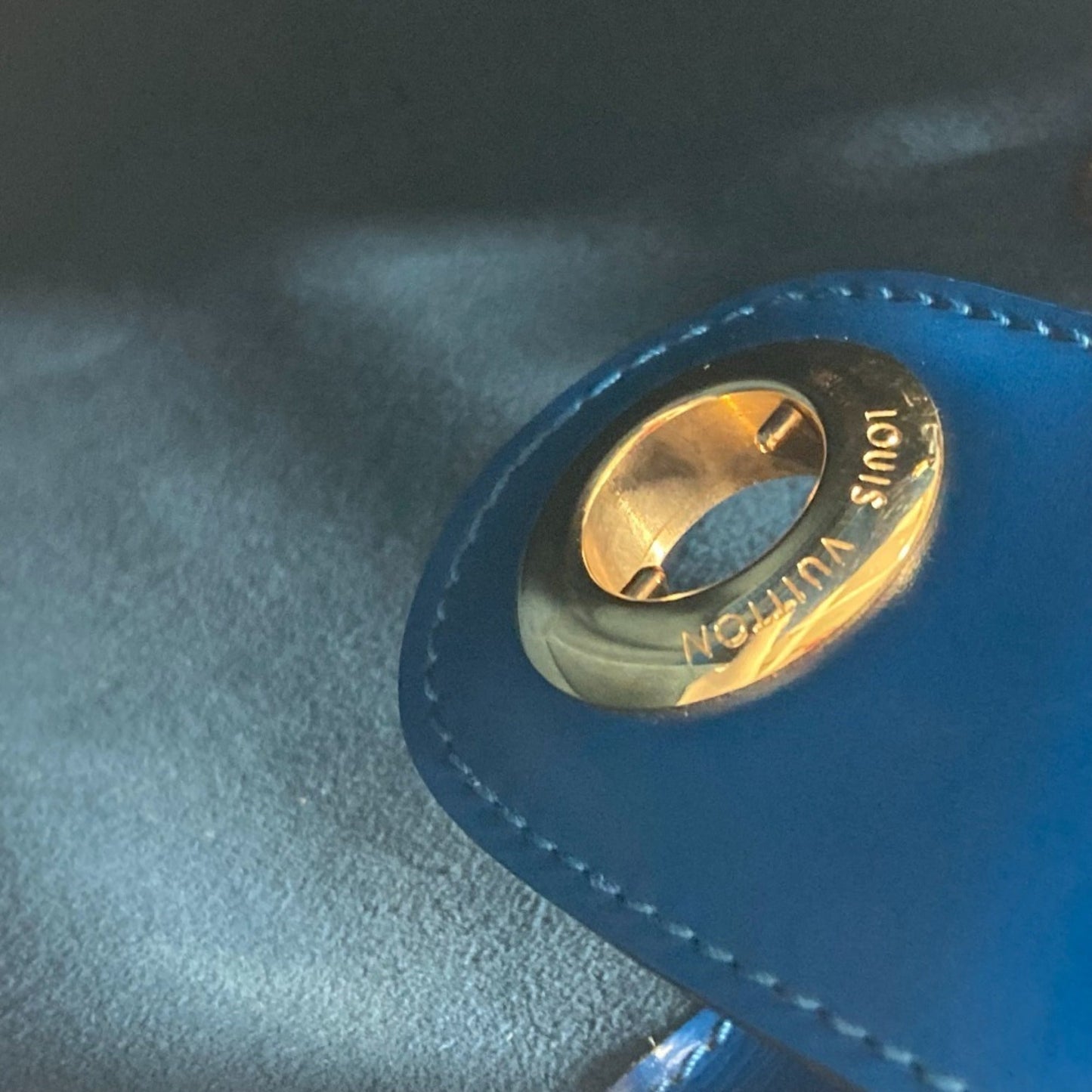 Louis Vuitton Epi Blue Toledo Blue Epi Leather Shoulder Bag