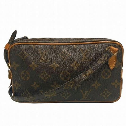Louis Vuitton Brown Monogram Shoulder Bag ()