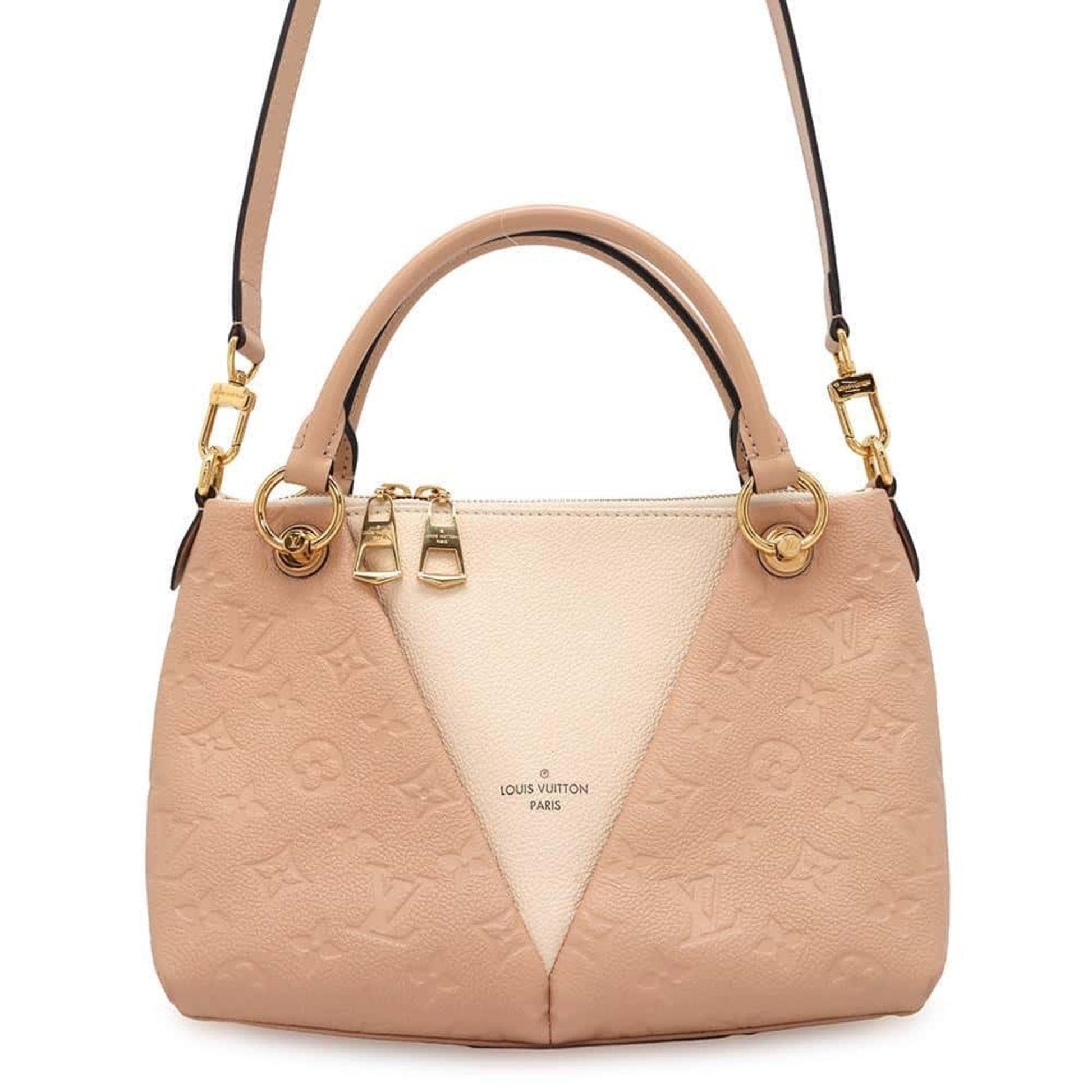 Louis Vuitton Monogram Impression Beige Rose Monogram Monogram Empreinte Handbag Shoulder Bag ()