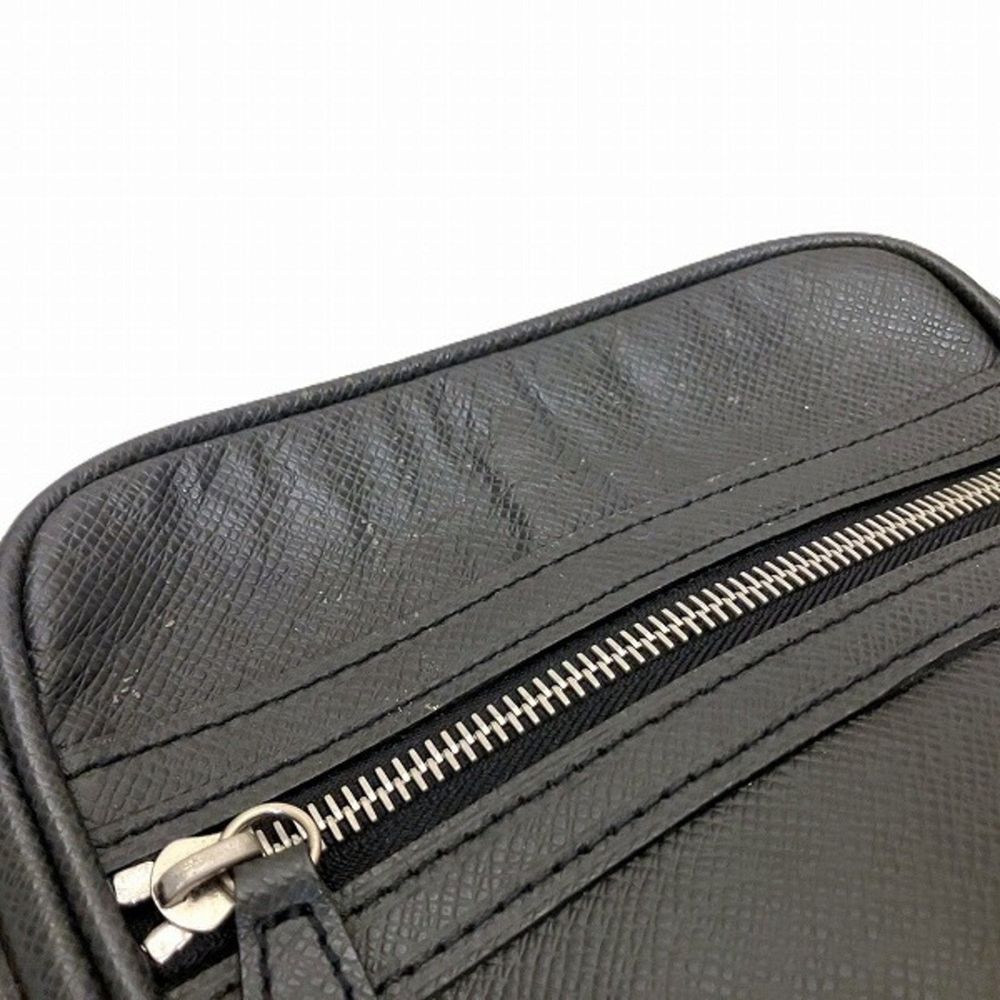 Louis Vuitton Black Leather Shoulder Bag