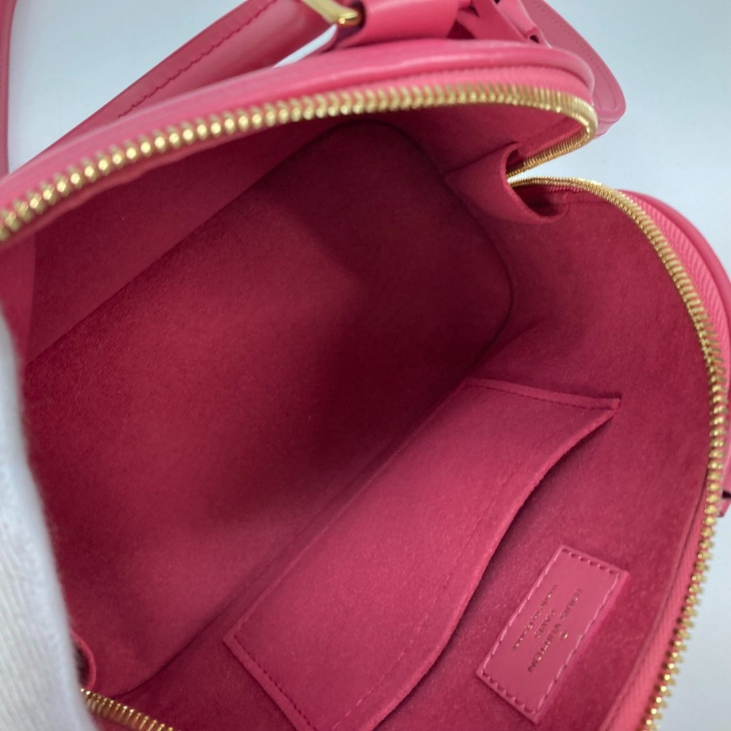 Louis Vuitton Pink Leather Shoulder Bag