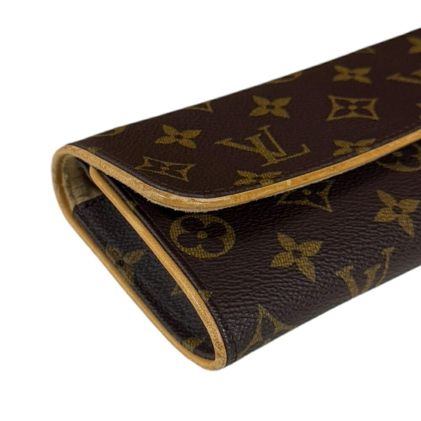 Louis Vuitton Brown Monogram Canvas Pochette Shoulder Bag