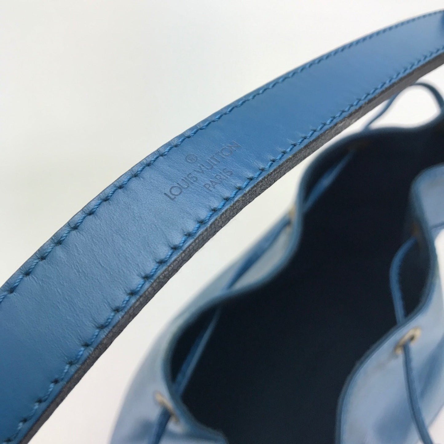 Louis Vuitton Blue Epi Leather Shoulder Bag