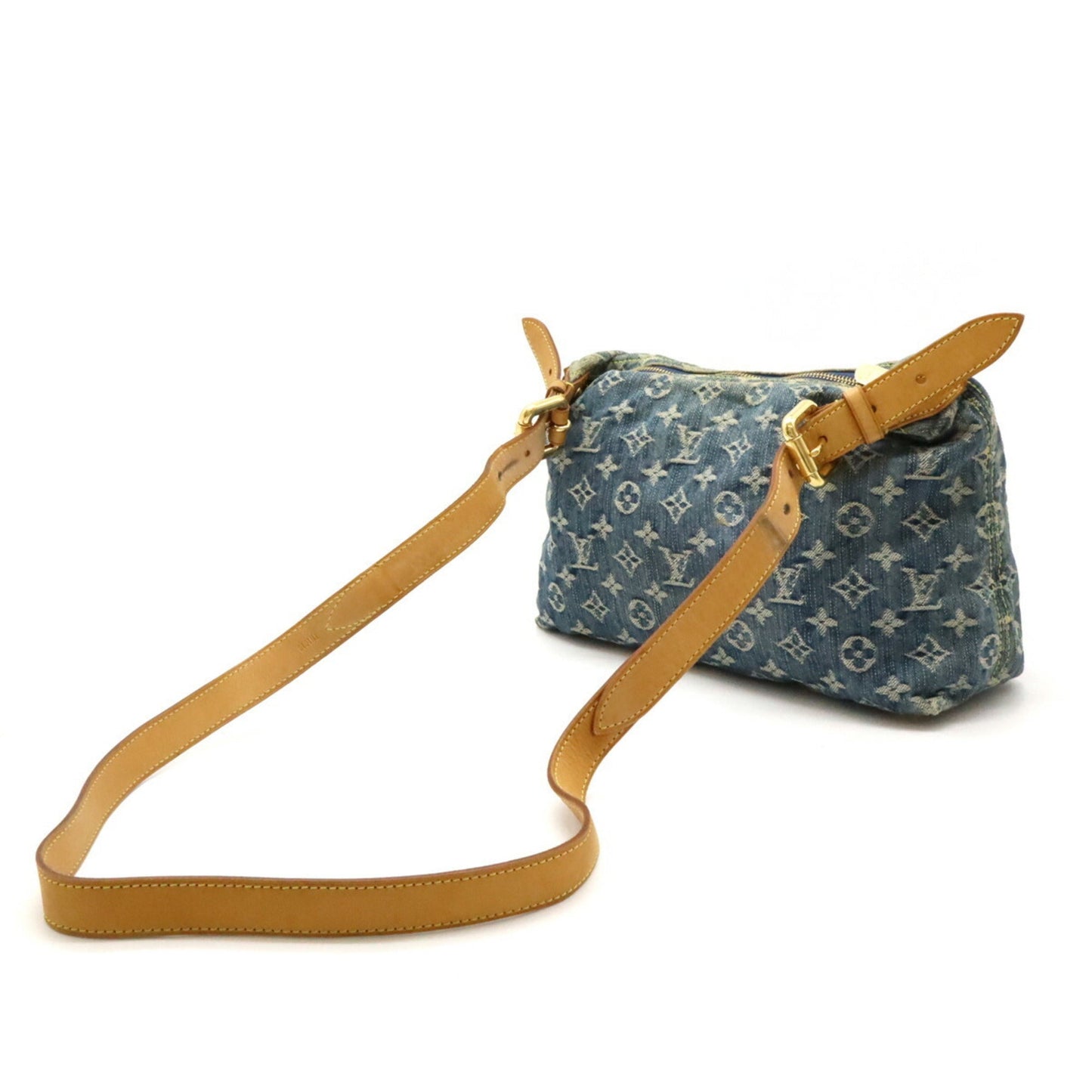 Louis Vuitton Monogram Denim Blue Monogram Denim Shoulder Bag