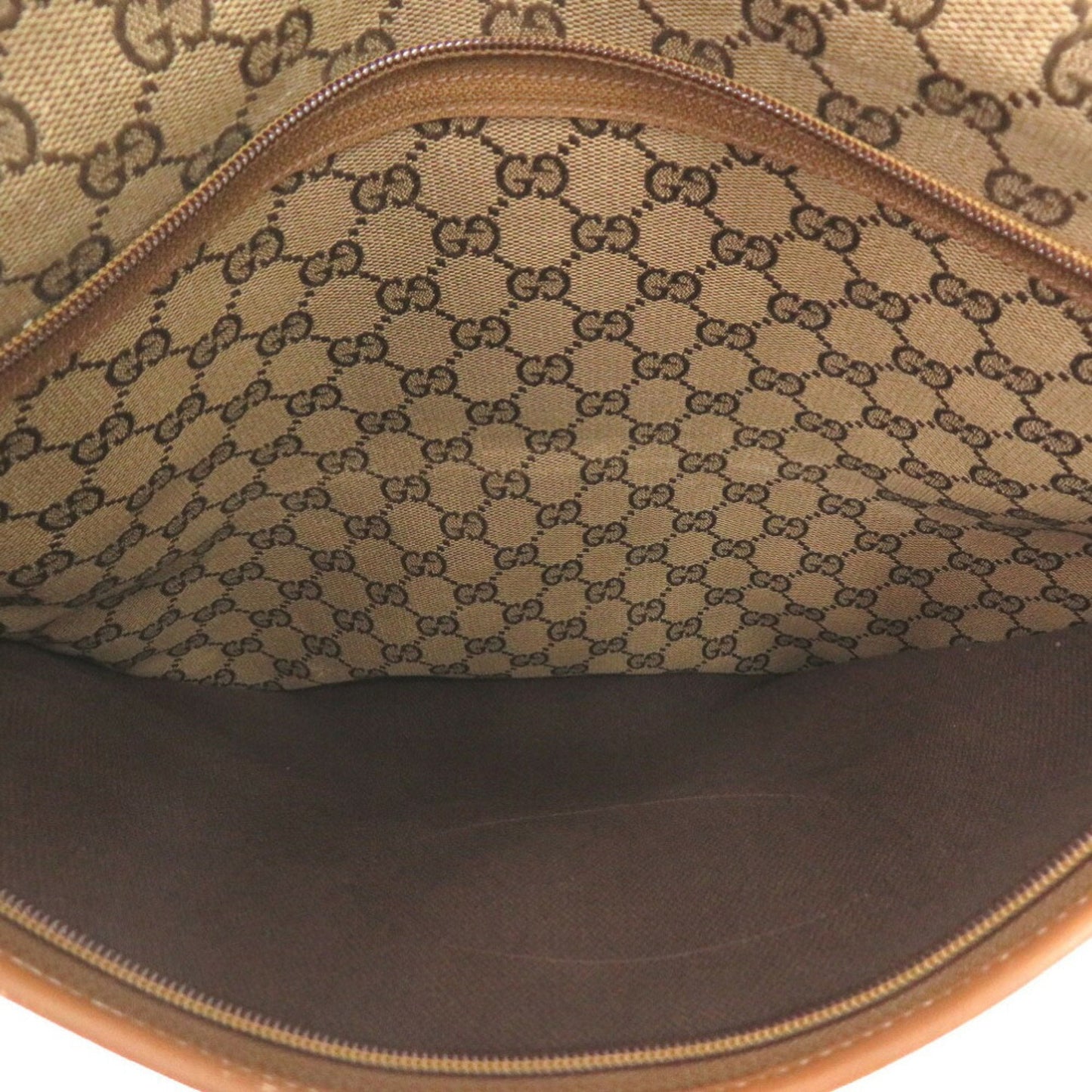 Gucci Beige Gg Canvas Tote Bag