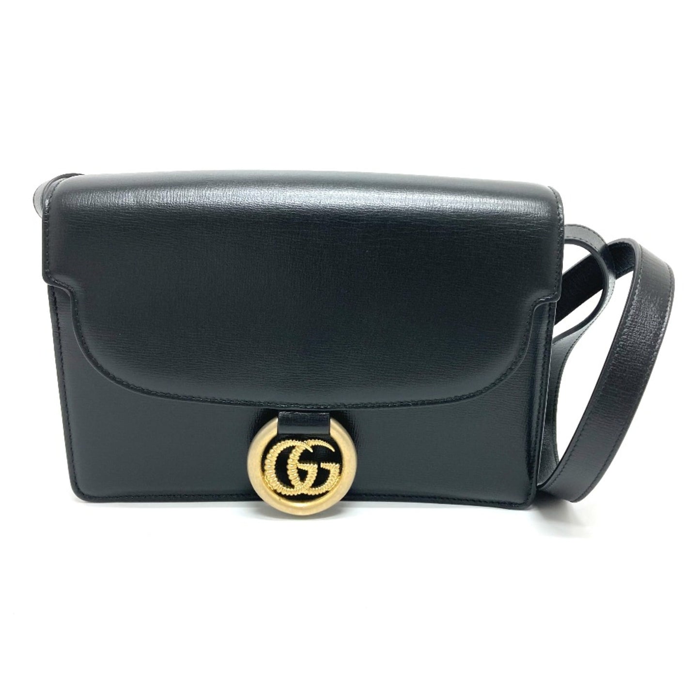 Gucci Black Leather Shoulder Bag ()