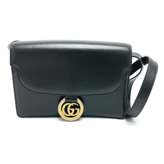 Gucci Black Leather Shoulder Bag ()