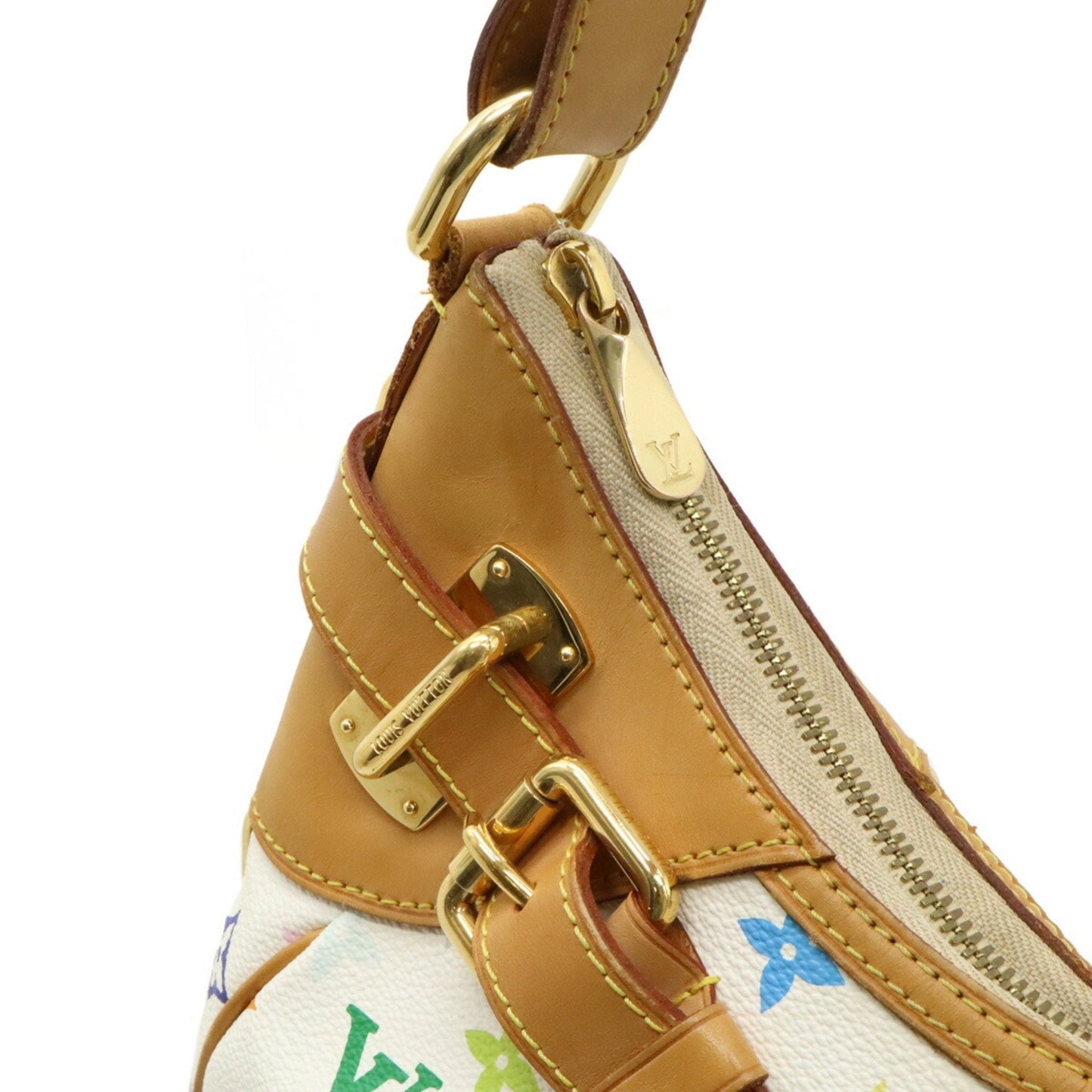 Louis Vuitton Monogram Multicolore Blanc Pvc Shoulder Bag