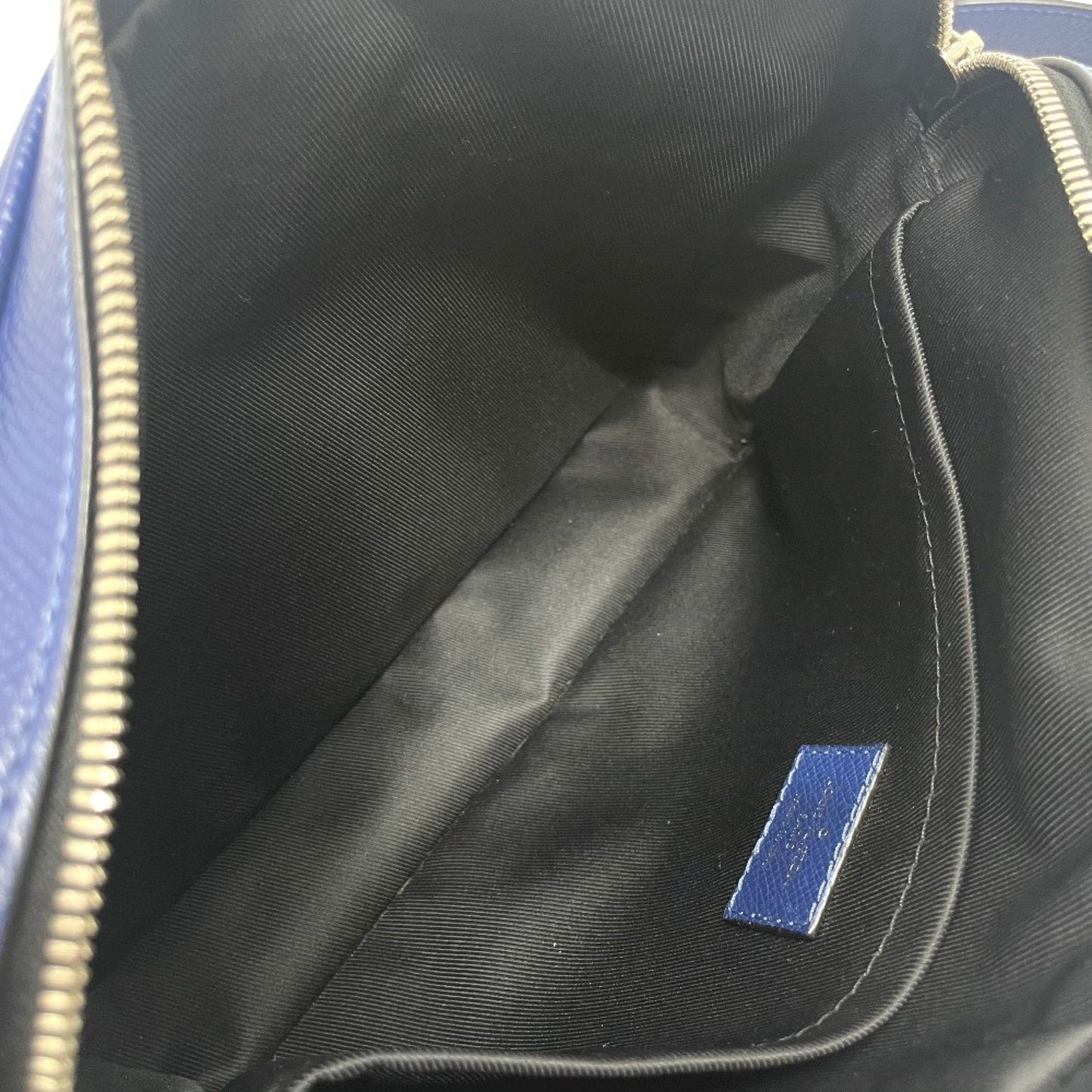 Louis Vuitton Blue Leather Shoulder Bag