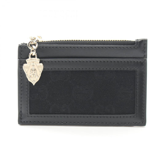 Gucci Black Canvas Leather Coin Purse/Coin Case ()