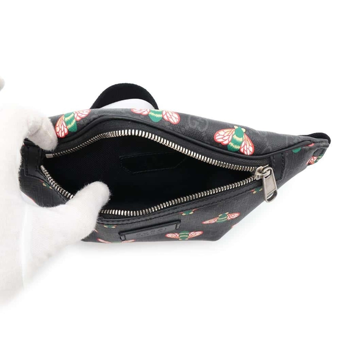 Gucci Black Gg Supreme Fanny Pack Sling Bag