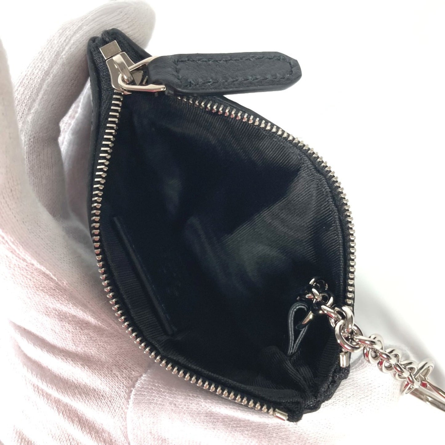 Gucci Black Leather Coin Purse/Coin Case