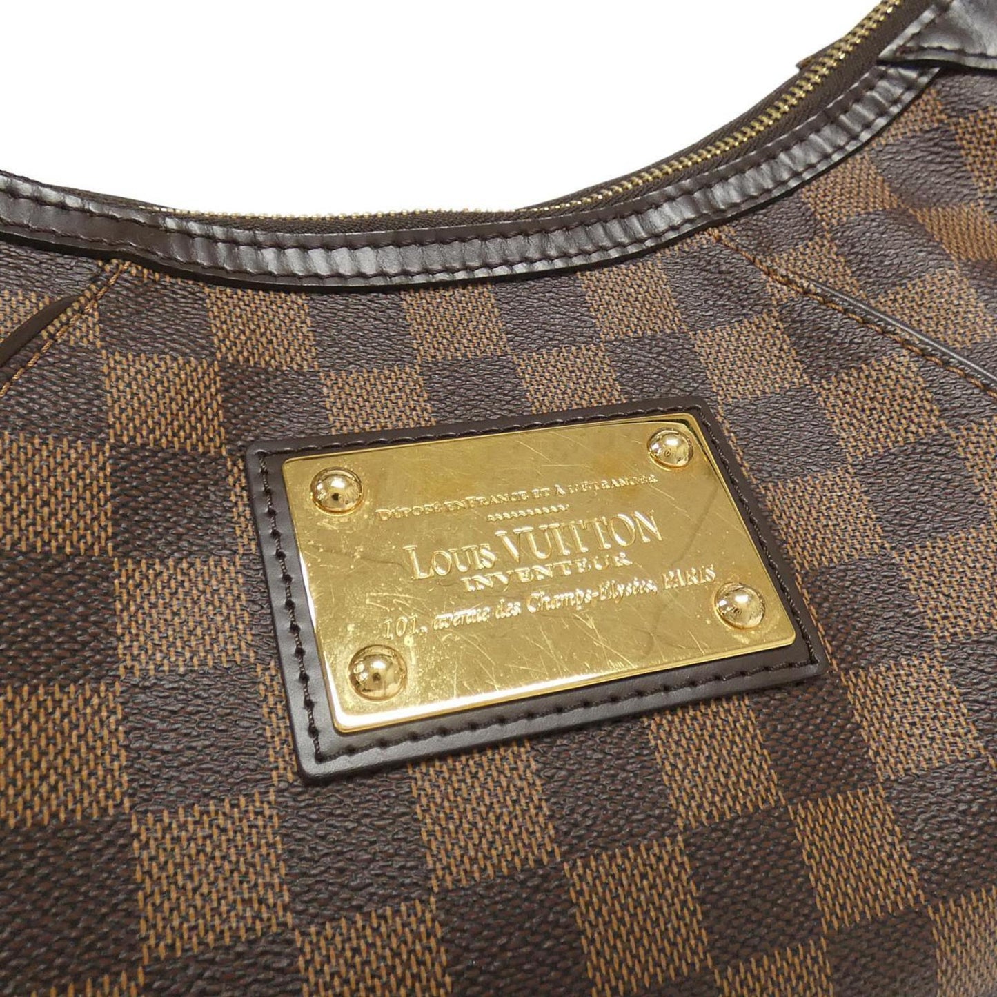 Louis Vuitton Damier Ebene Coated Canvas Shoulder Bag