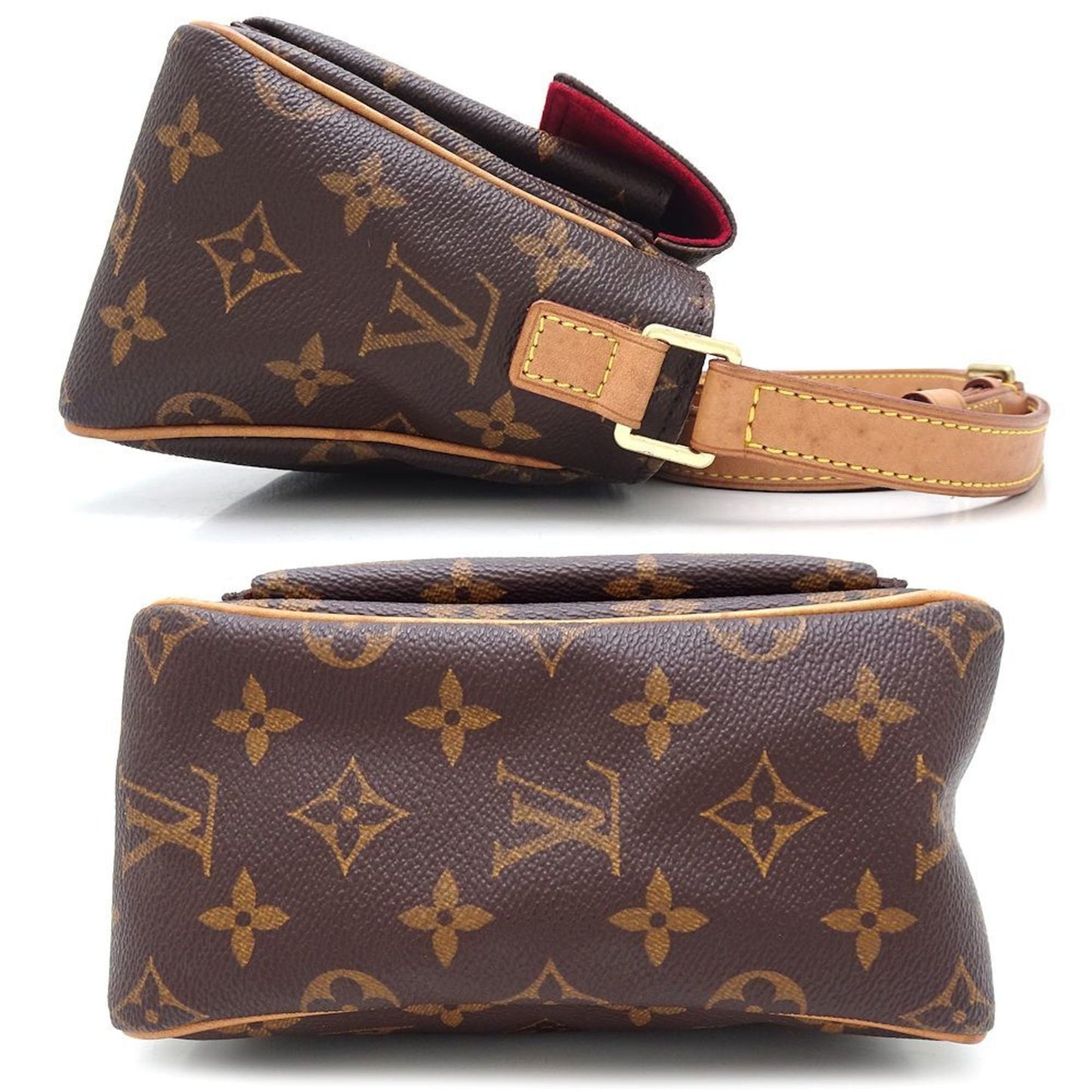 Louis Vuitton Brown Canvas Shoulder Bag