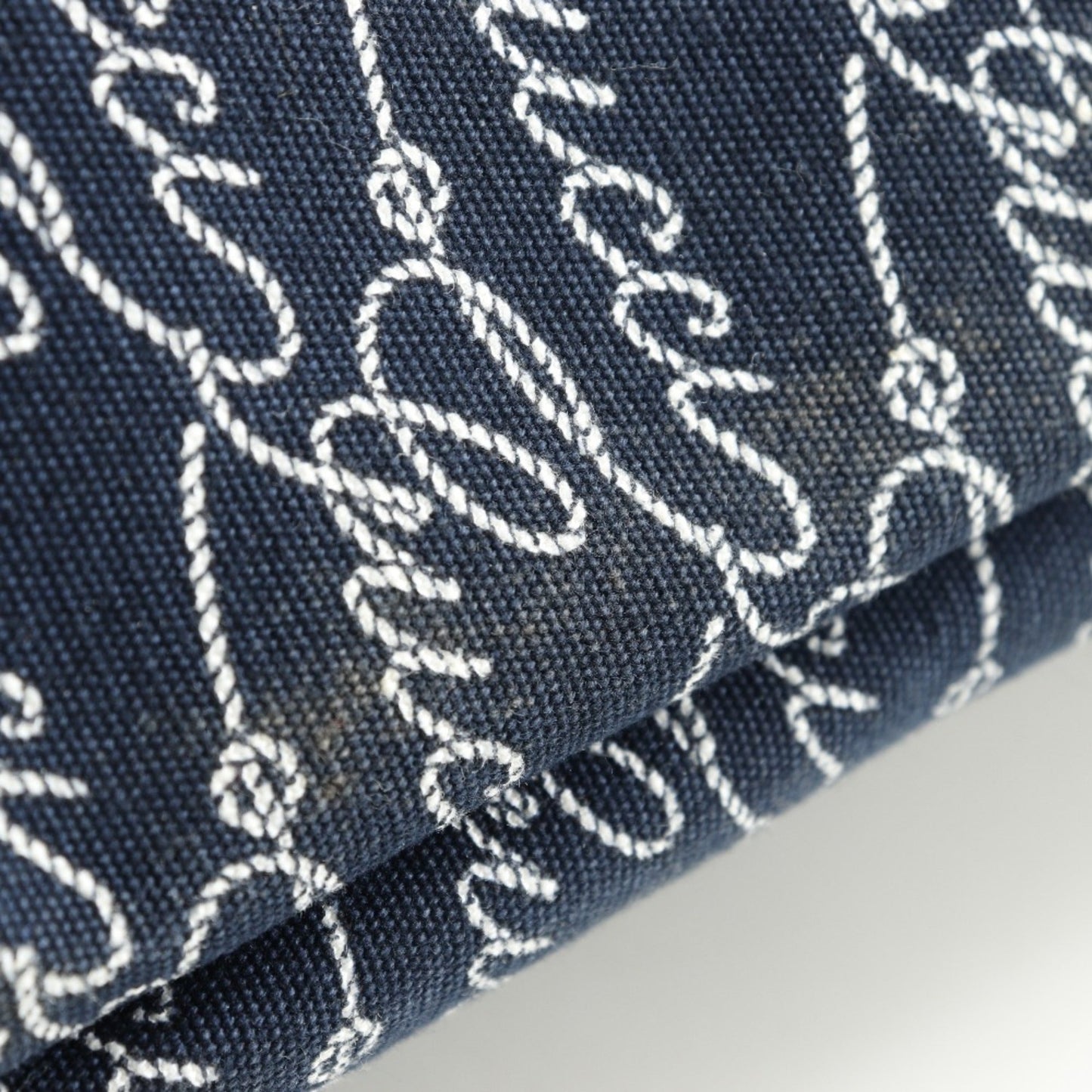 Gucci Navy Canvas Tote Bag