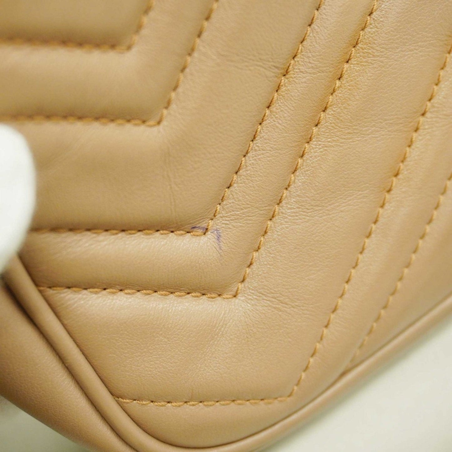 Gucci Light Brown Leather Shoulder Bag