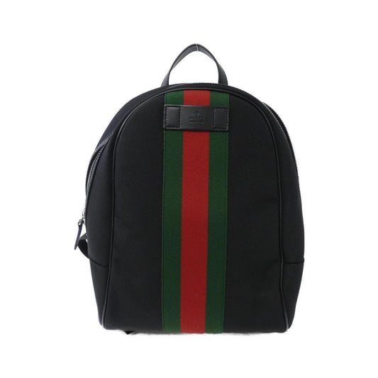 Gucci Black Canvas Backpack ()