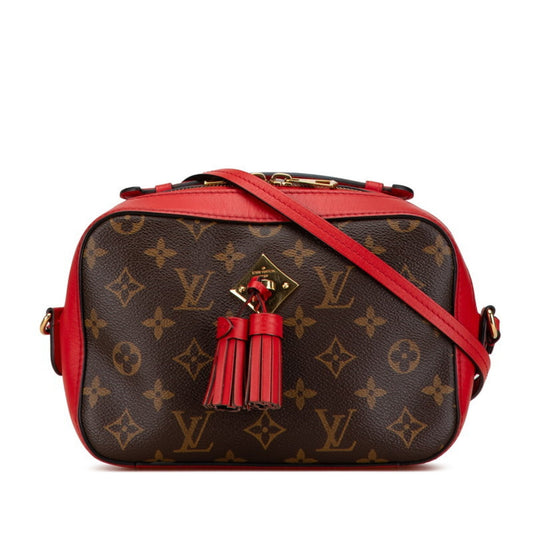 Louis Vuitton Brown Coquelicots Pvc Leather Shoulder Bag ()