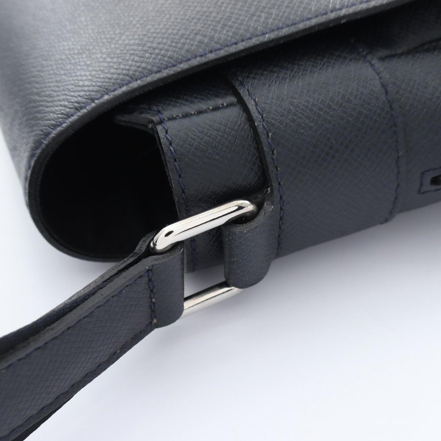 Louis Vuitton Boreal Navy Taiga Leather Shoulder Bag