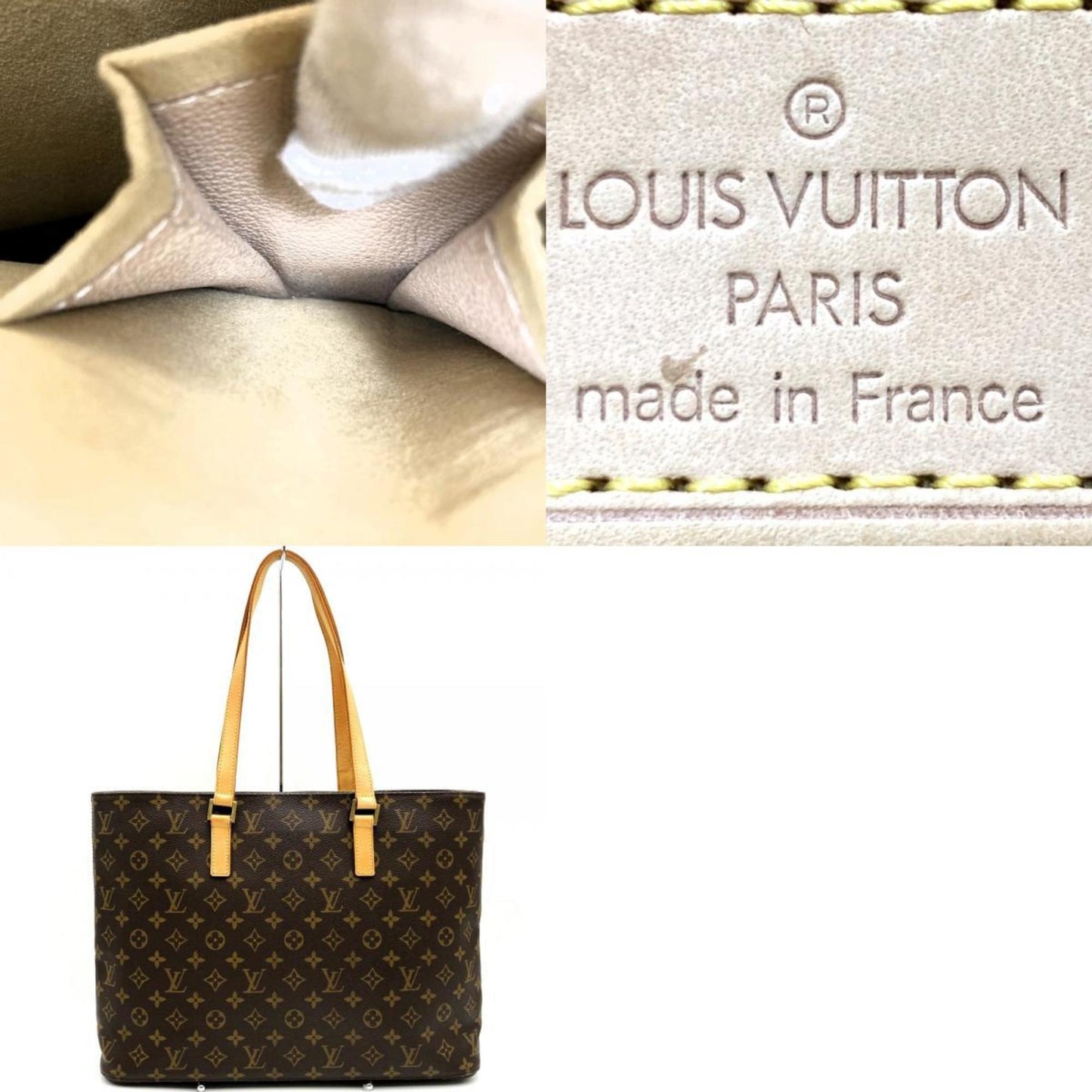Louis Vuitton Brown Monogram Shoulder Bag Tote Bag