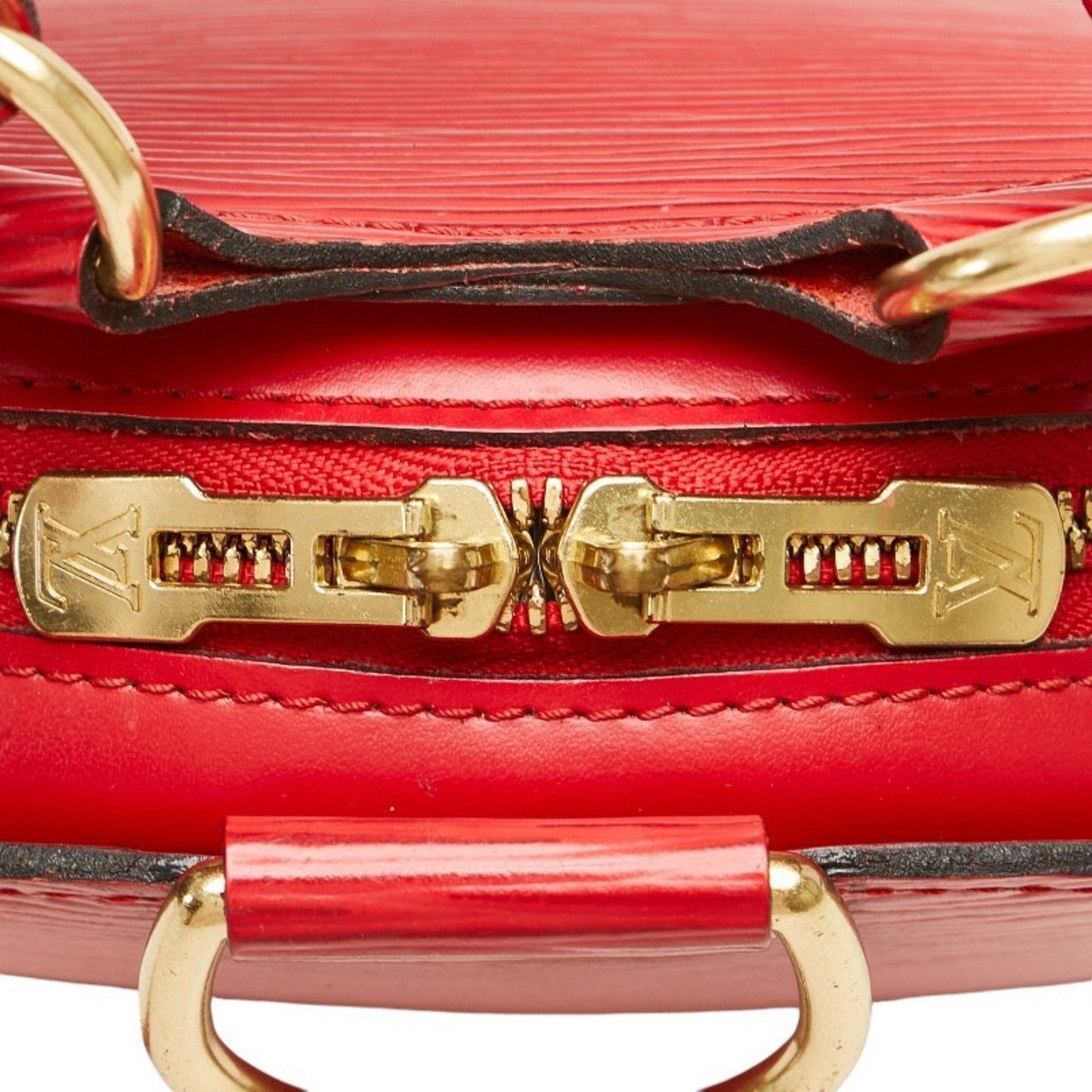 Louis Vuitton Castilian Red Leather Backpack