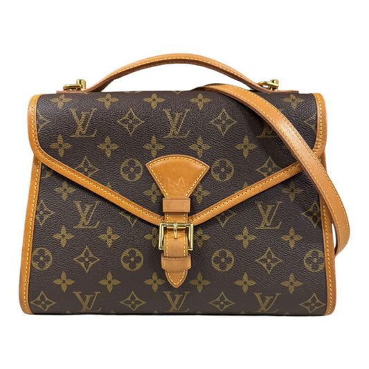 Louis Vuitton Brown Monogram Shoulder Bag ()