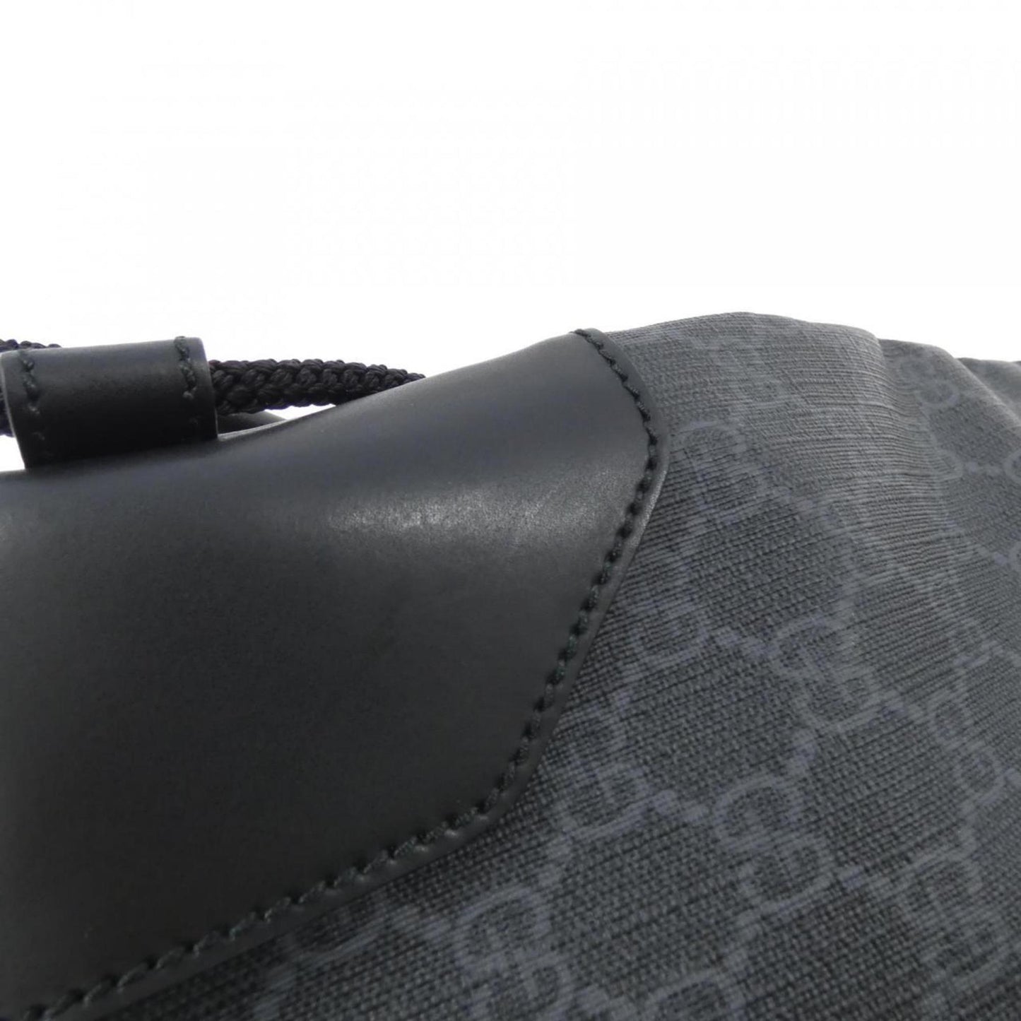 Gucci Black Gray Gg Supreme Backpack