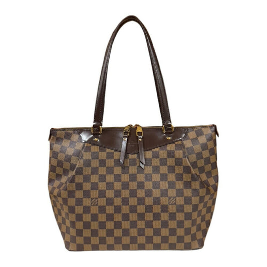 Louis Vuitton Brown Damier Canvas Shoulder Bag ()