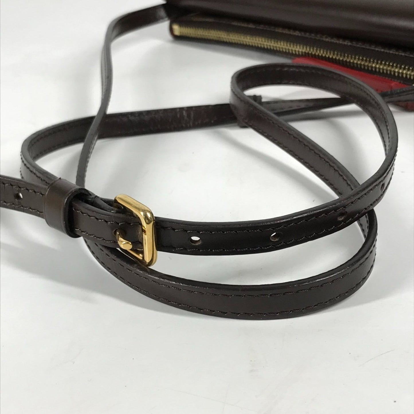 Louis Vuitton Brown Ebene Damier Canvas Pochette Shoulder Bag