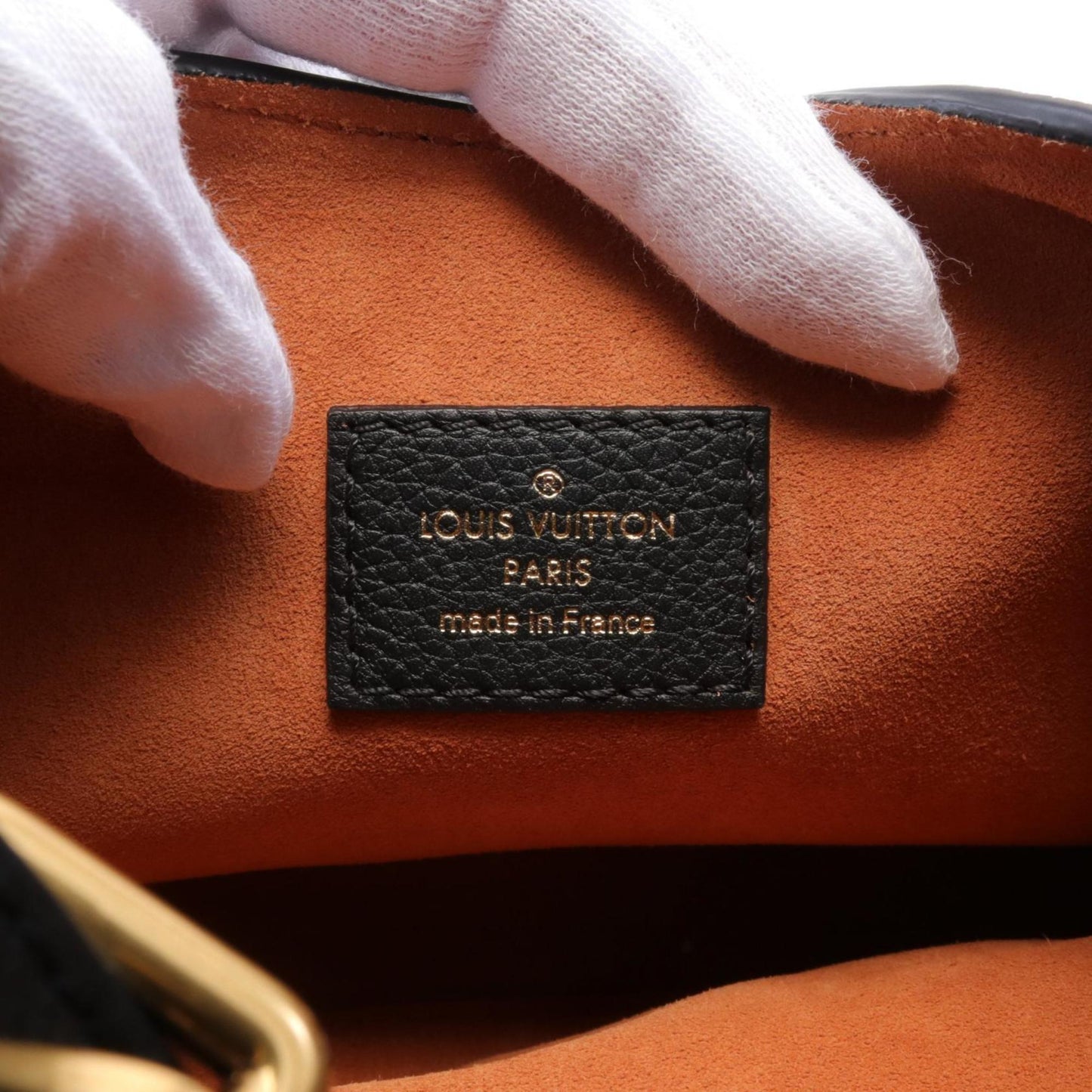 Louis Vuitton Black Noir Leather Shoulder Bag