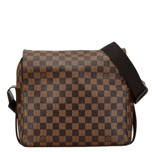 Louis Vuitton Brown Pvc Leather Shoulder Bag ()