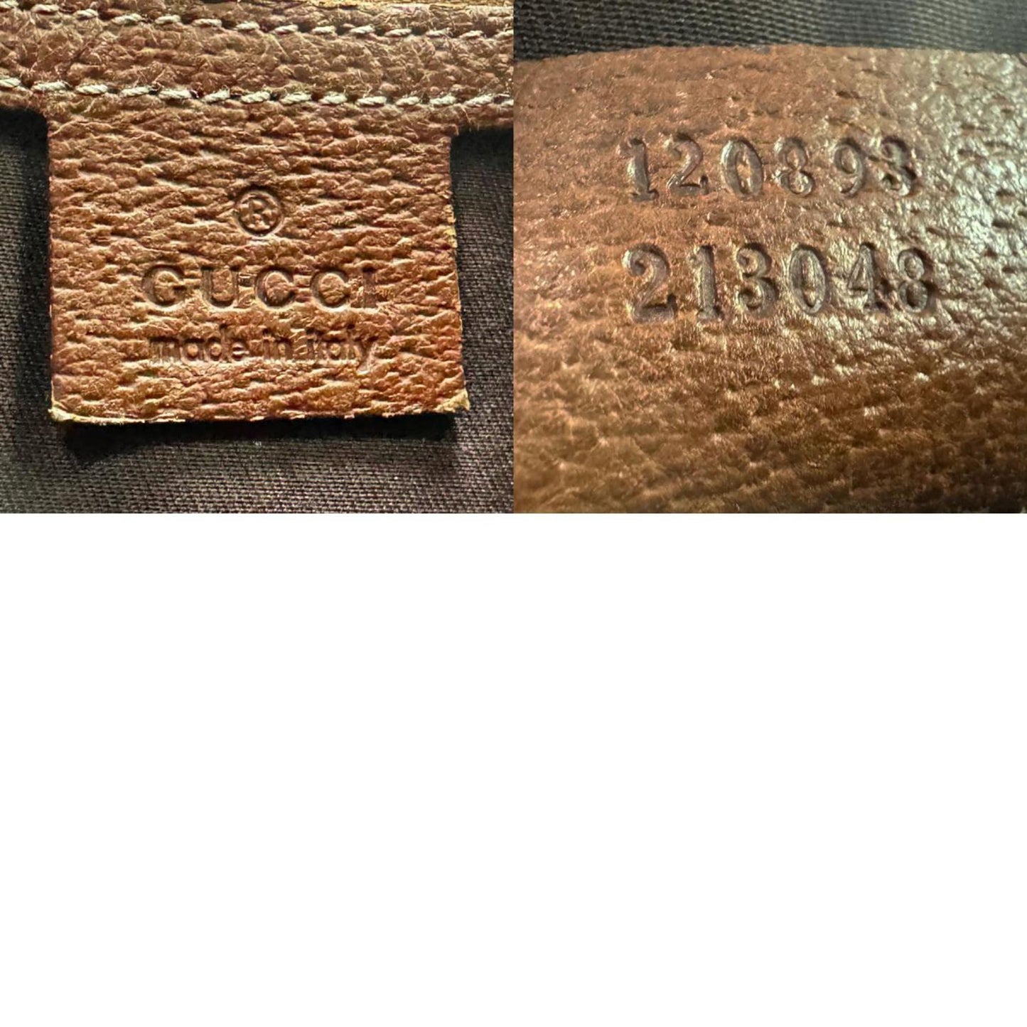 Gucci Brown Gg Canvas Shoulder Bag