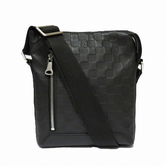 Louis Vuitton Black Leather Shoulder Bag