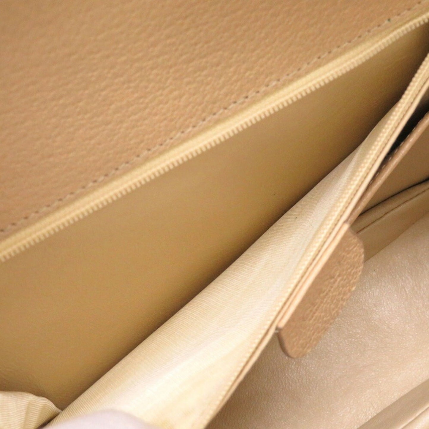 Gucci Beige Bamboo Leather Handbag