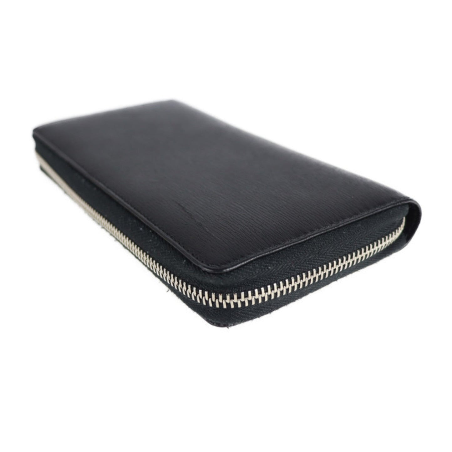 Gucci Black Leather Long Wallet (Bi-Fold)
