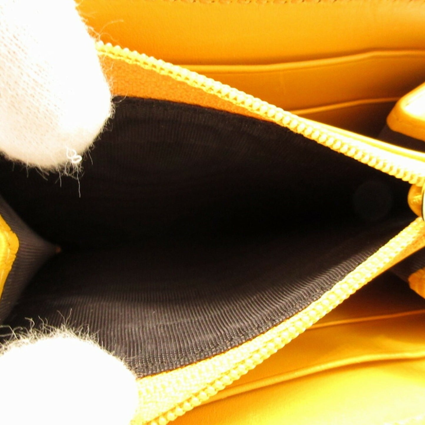 Gucci Yellow Leather Coin Purse/Coin Case