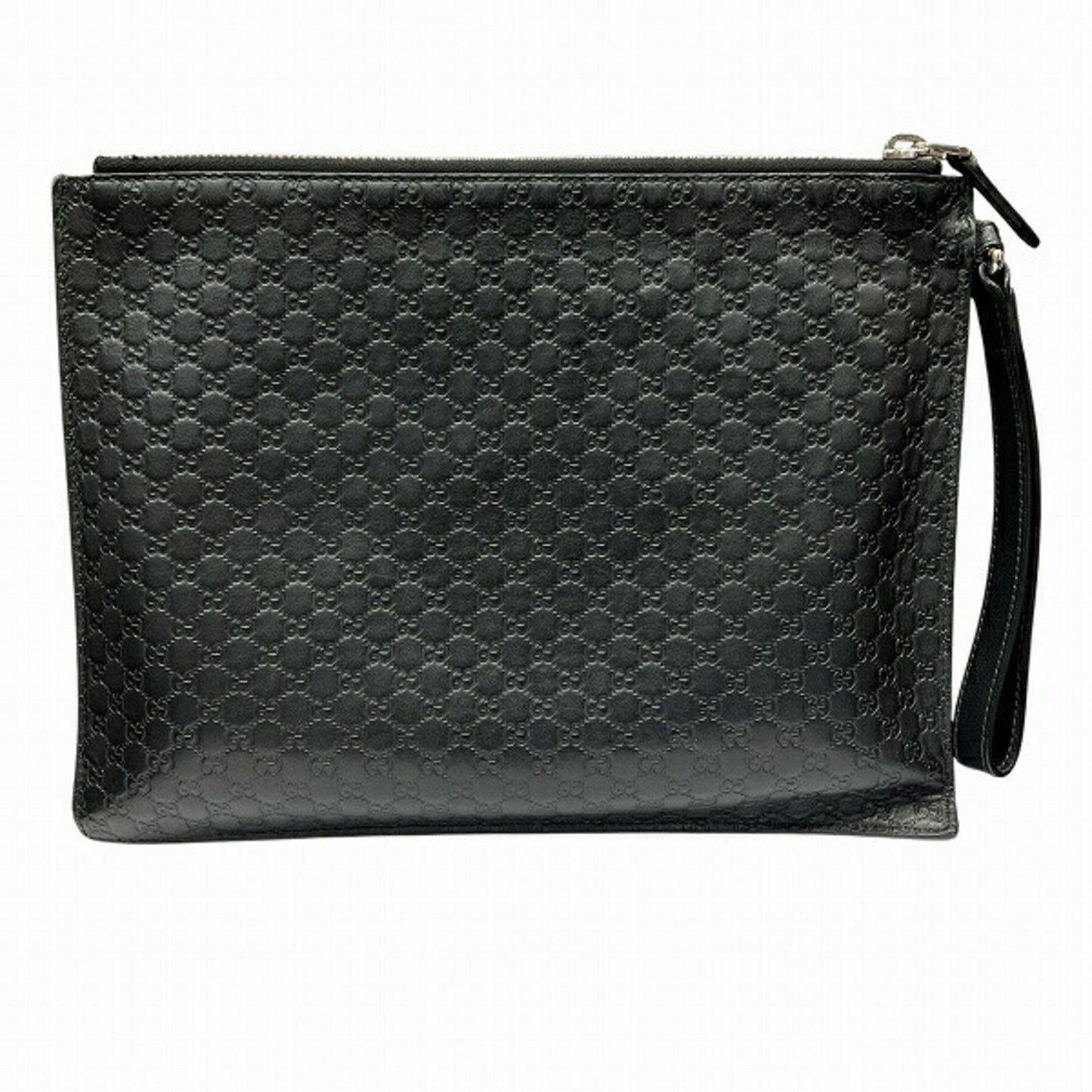 Gucci Black Leather Clutch Bag