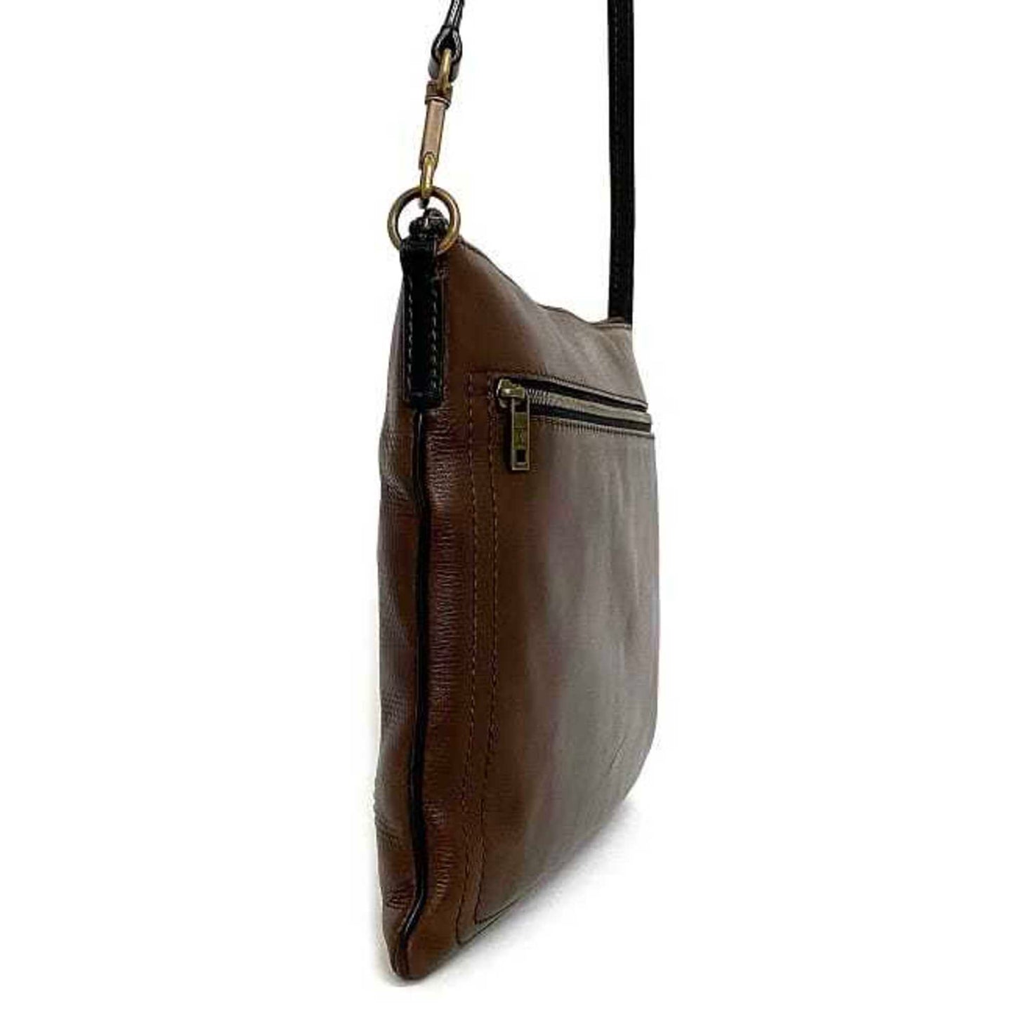 Louis Vuitton Utah Brown Coffee Leather Shoulder Bag