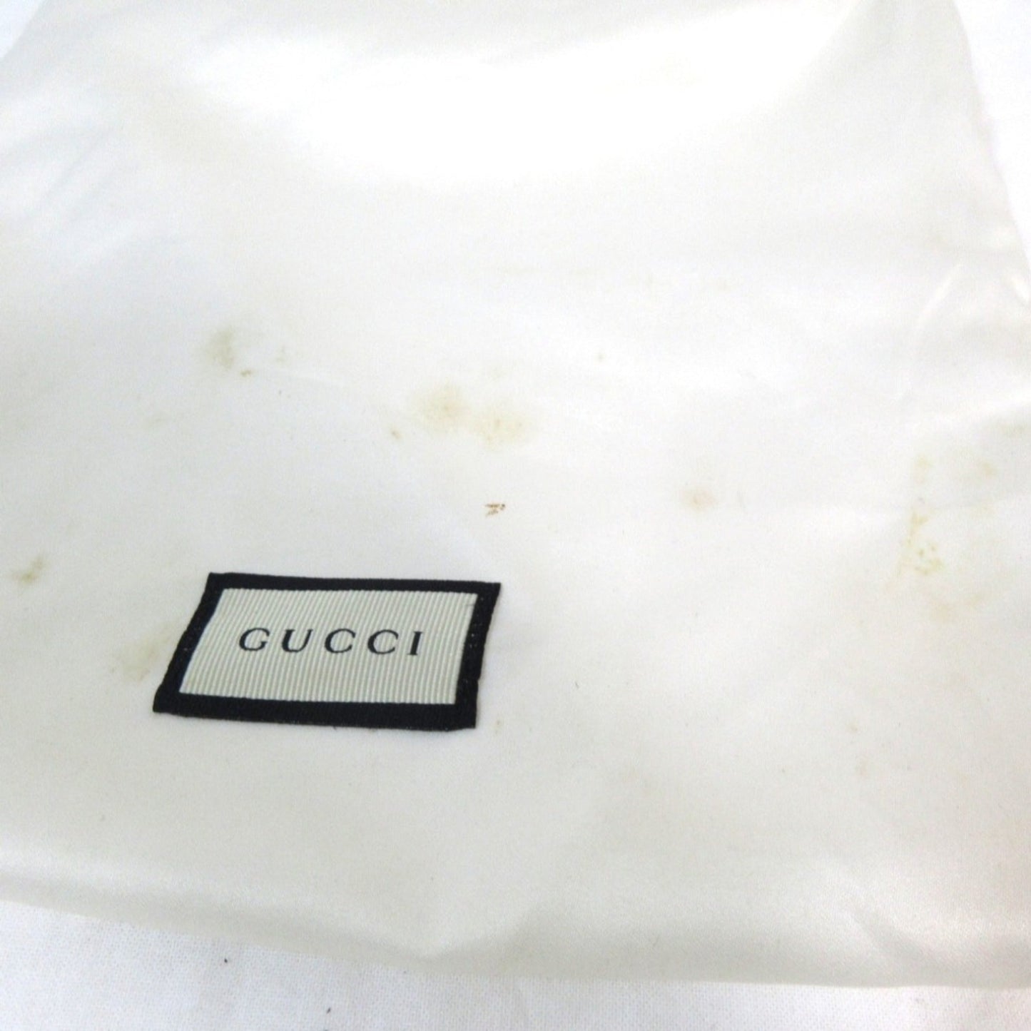 Gucci Black Gold Leather Wallet (Tri-Fold)