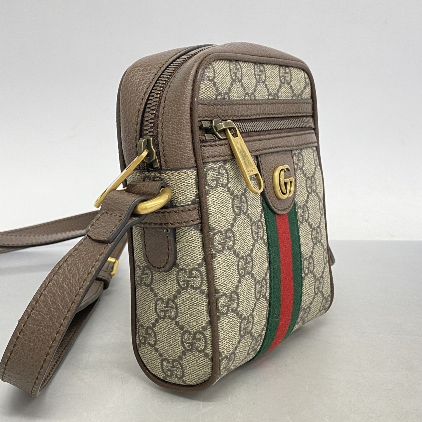 Gucci Brown Pvc Shoulder Bag