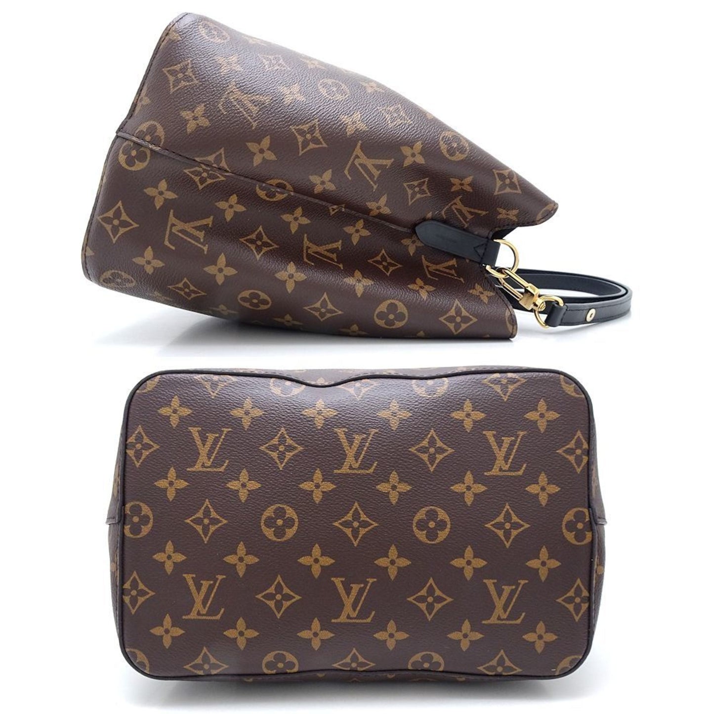 Louis Vuitton Brown Noir Monogram Shoulder Bag