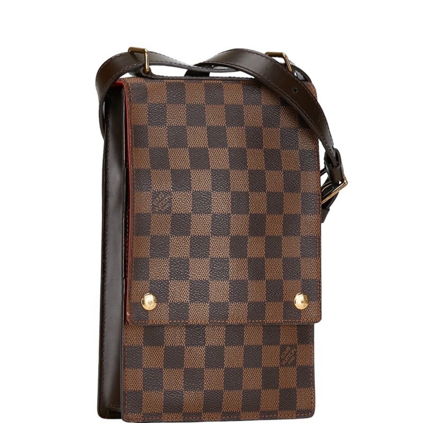 Louis Vuitton Brown Pvc Leather Shoulder Bag
