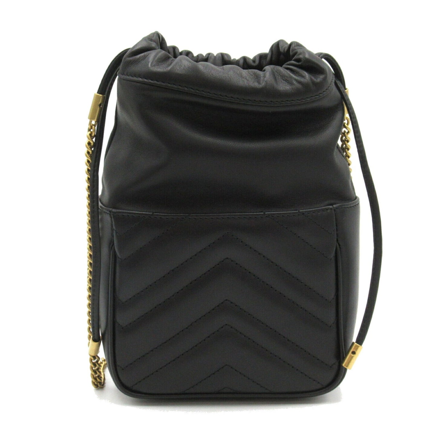 Gucci Black Leather Shoulder Bag