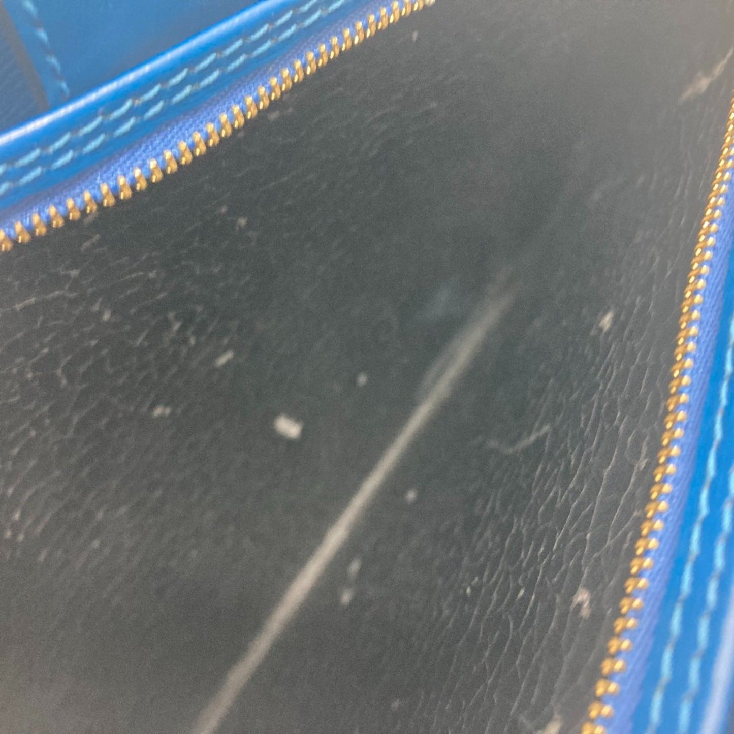 Louis Vuitton Blue Leather Shoulder Bag